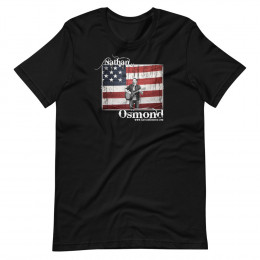 Nathan Osmond American Flag - Short Sleeve Unisex Tee